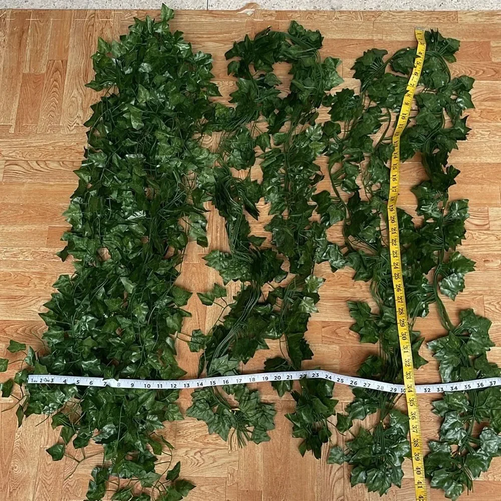 36 pack 82.6 inches ivy green leaves garland for home office